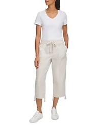 Calvin Klein Women's Convertible Cargo Capri Pants