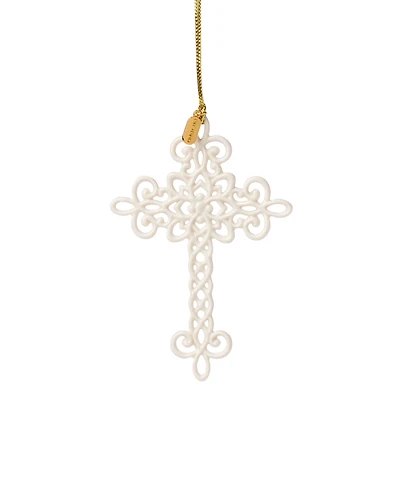 Lenox 2025 Snow Fantasies Cross Ornament