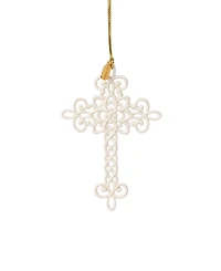 Lenox 2025 Snow Fantasies Cross Ornament