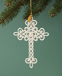 Lenox 2025 Snow Fantasies Cross Ornament