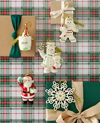 Lenox 2025 Santa with Mistletoe Ornament