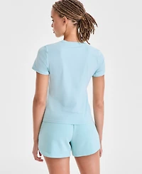 Id Ideology Women's Essential Cotton Short-Sleeve T-Shirt, Exclusively at Macy's