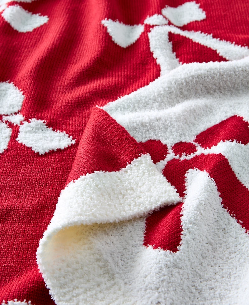 Holiday Lane Double Fleece Knit Throw, 50" x 70", Exclusively for Macy's
