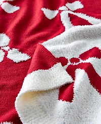 Holiday Lane Double Fleece Knit Throw, 50" x 70", Exclusively for Macy's