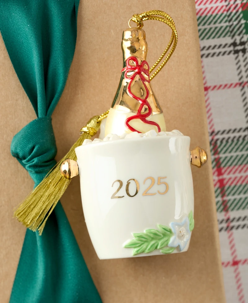 Lenox 2025 Champagne Bucket Ornament