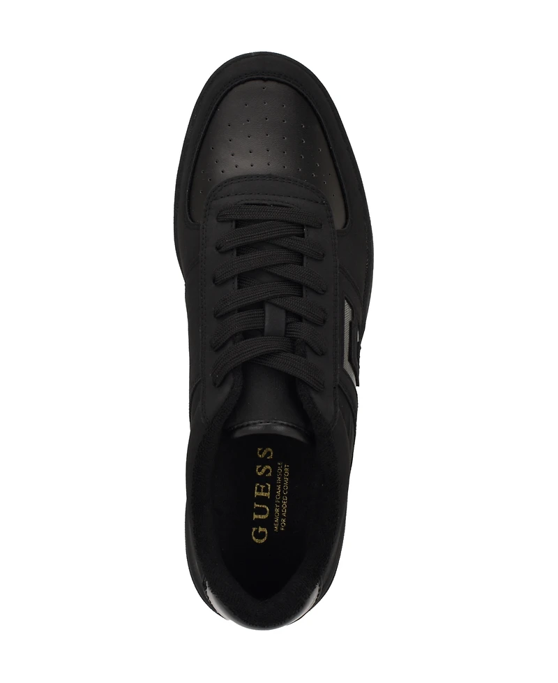 Guess Men's Nastele Branded Lace Up Casual Sneakers