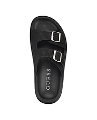 Guess Men's Verone Double Strap Fashion Slides