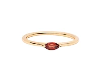 Marquise Birthstone Ring - January Garnet