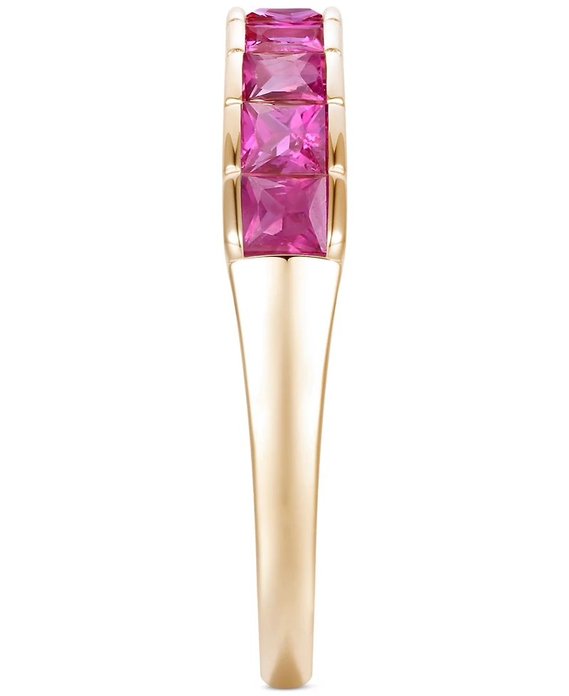 Gemstone (1 ct. t.w.) Band Ring 14k Gold