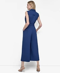 Dkny Women's Cargo Sleeveless Jumpsuit