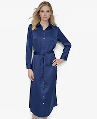 Dkny Women's Collared Long-Sleeve Shirtdress