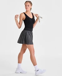 Id Ideology Women's Relaxed Gathered Metallic Skort, Macy's Exclusive