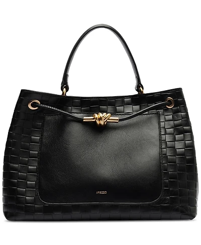 Arezzo Delphine Large Leather Shopping Bag
