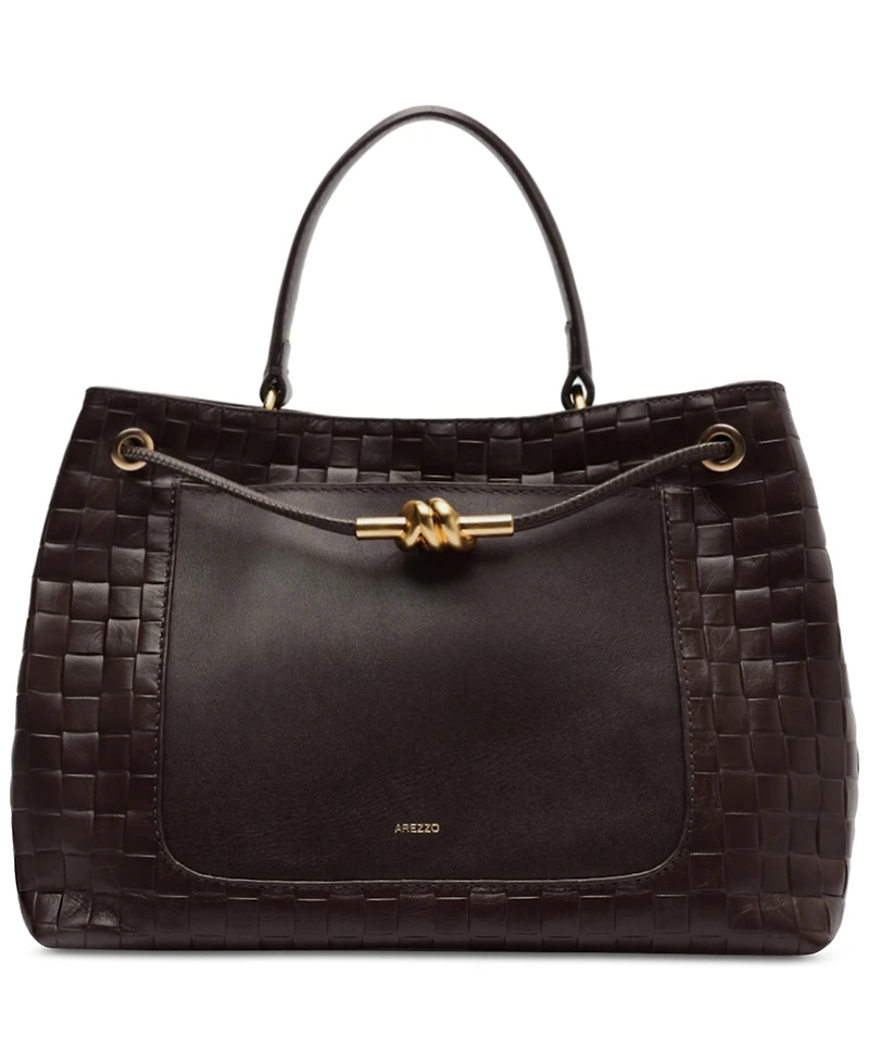 Arezzo Delphine Large Leather Shopping Bag