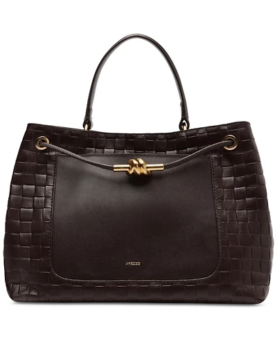 Arezzo Delphine Large Leather Shopping Bag
