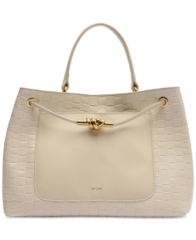 Arezzo Delphine Large Leather Shopping Bag