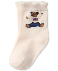 Polo Ralph Lauren Baby Girls Sitting Bear Socks