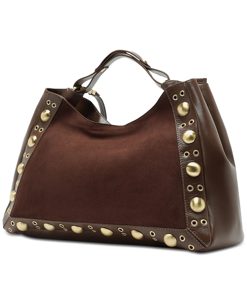 Arezzo Owen Medium Suede Tote