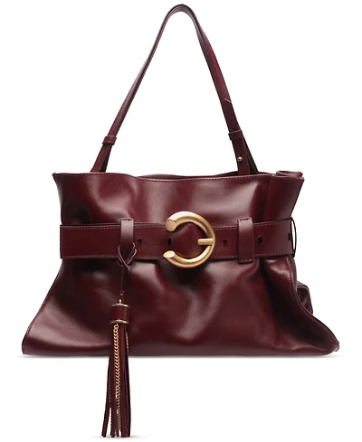 Arezzo Rivera Medium Leather Clutch