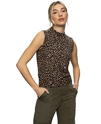 Sanctuary Women's Fuzzy Shell Sleeveless Sweater