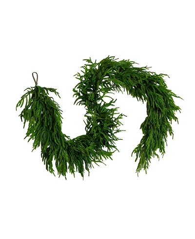 Nearly Natural 8" Artificial Touch Norfolk Island Pine Garland with Natural Look