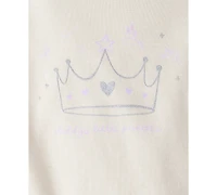 Carter's Baby Girls Daddy's Little Princess Cotton Long-Sleeve Bodysuit & Pants, 2 Piece Set