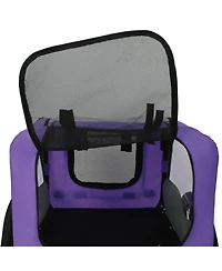 Streamdale Furniture Heavy Duty Pet Bike Trailer - All-Terrain Wheels - Purple