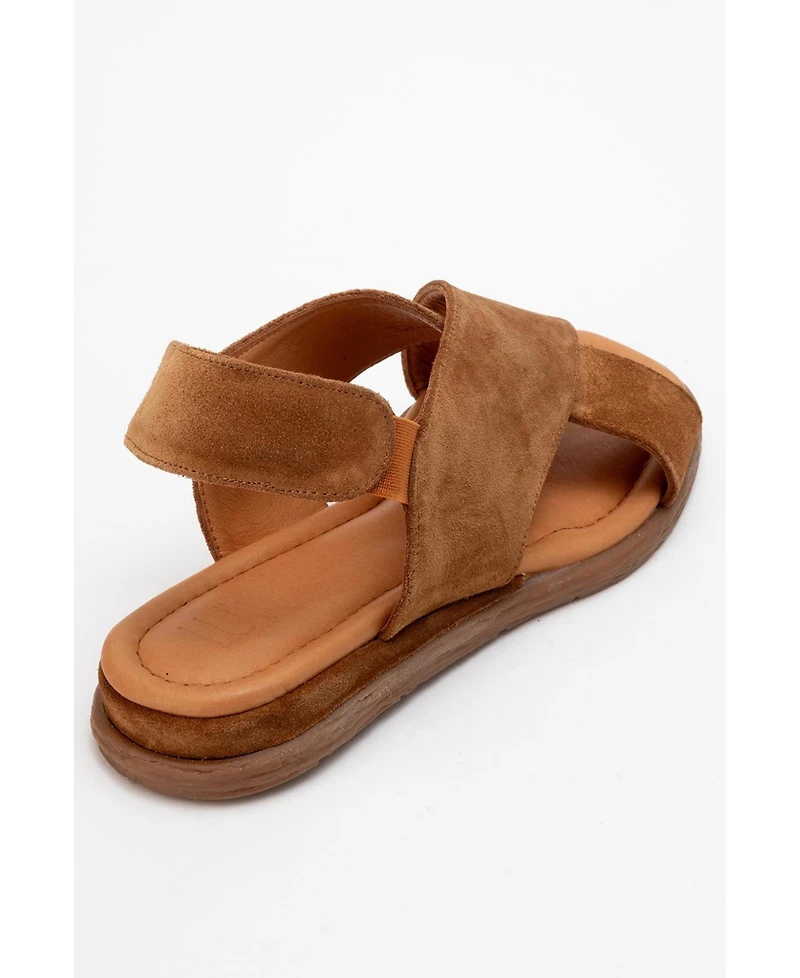 Broods Elastic Leather Slip On Sandals (Women)