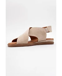 Broods Elastic Leather Slip On Sandals (Women)