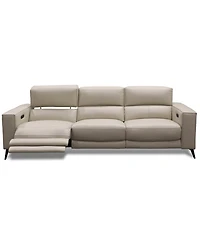 Neiwert 3-Pc. Leather Sofa Sectional with 2 Power Recliners