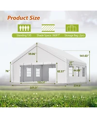 Streamdale Furniture 20x20 Party Tent with Sidewalls & Storage Bags