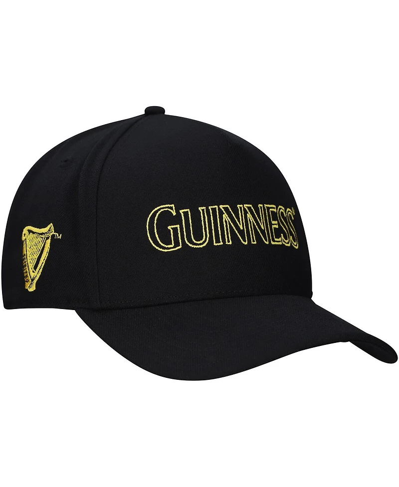 Lids Men's Black Guinness A-Frame Snapback Hat