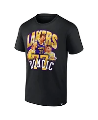 Fanatics Men's Luka Doncic Black Los Angeles Lakers Notorious 4.0 T-Shirt