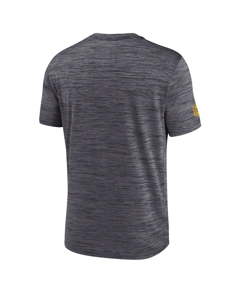 Nike Men's Black Pittsburgh Steelers Big Tall Sideline Velocity Performance T-Shirt