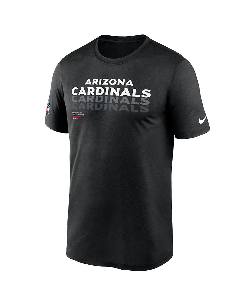 Nike Men's Black Arizona Cardinals Sideline Legend Performance T-Shirt