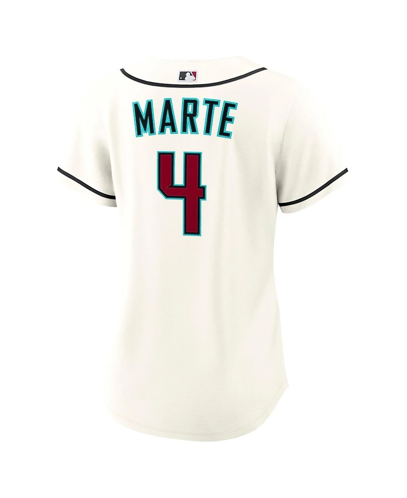 Nike Women's Ketel Marte Cream Arizona Diamondbacks Home Replica Jersey