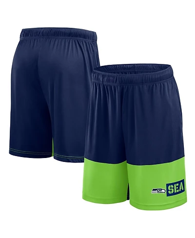 Logo Athletic Men's College Navy Seattle Seahawks Best of the Shorts