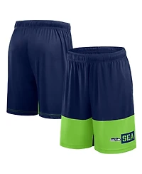 Logo Athletic Men's College Navy Seattle Seahawks Best of the Shorts