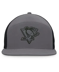 Fanatics Men's Charcoal Pittsburgh Penguins Fairweather Adjustable Hat