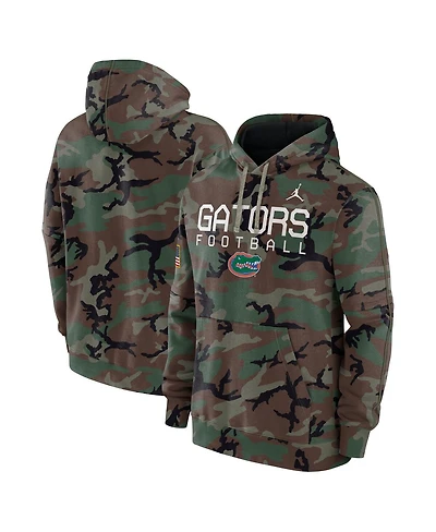 Jordan Men's Camo Florida Gators 2024 Military Appreciation Club Fleece Pullover Hoodie