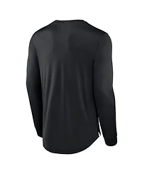 Fanatics Men's Black Cincinnati Bengals Blackout Long Sleeve T-Shirt