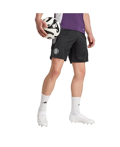 Adidas Men's Black Manchester United 2025/26 Aeroready Training Shorts