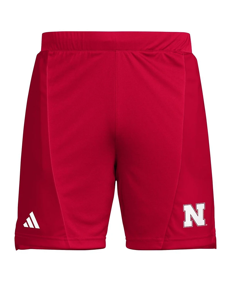 Adidas Men's Scarlet Nebraska Huskers Designed for Training 7" Aeroready Shorts