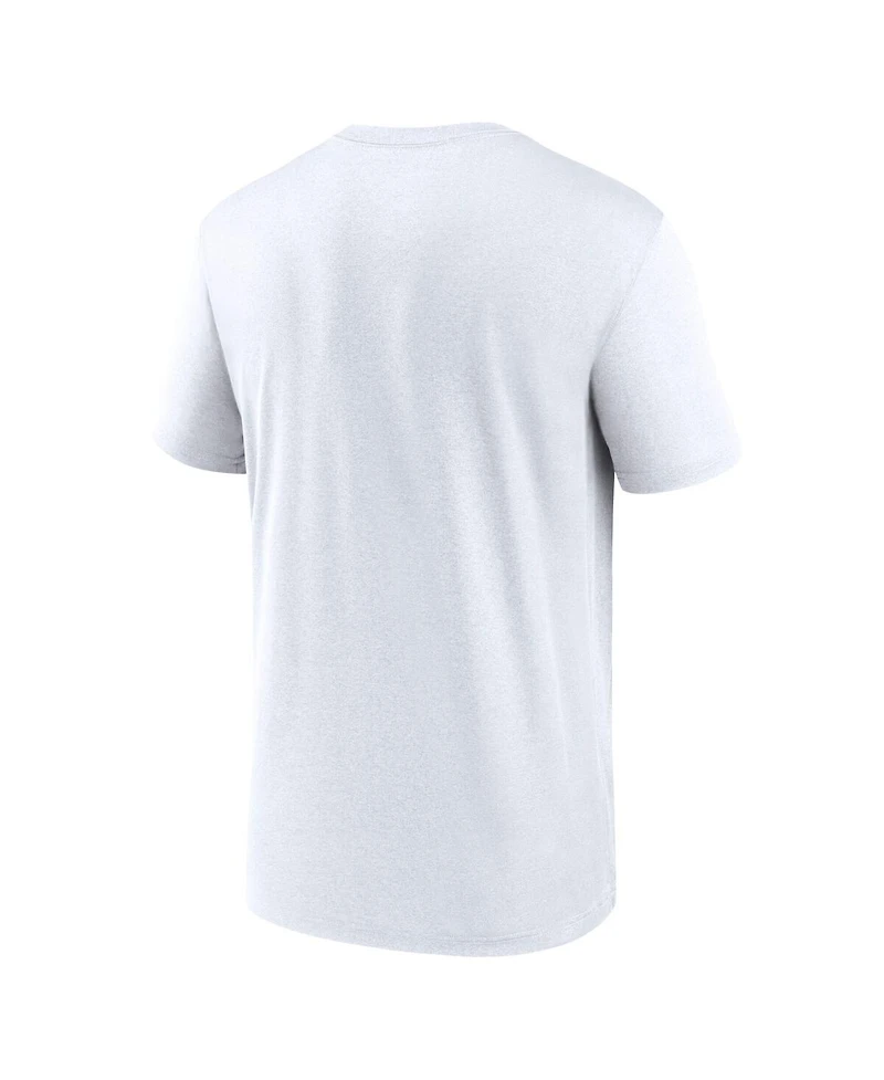 Nike Men's White Lsu Tigers Primetime Legend Icon Performance T-Shirt