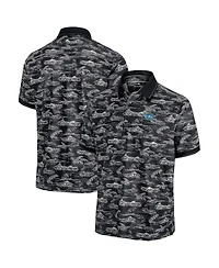 Tommy Bahama Men's Black Kansas Jayhawks Sport Bay View IslandZone Polo Shirt
