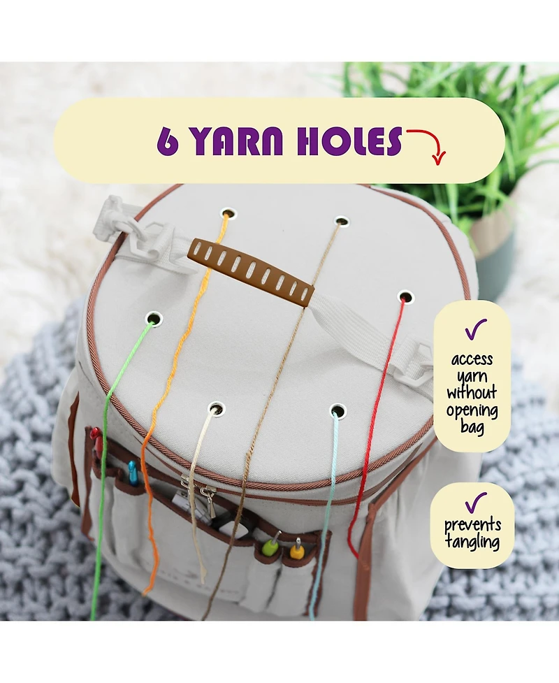 Hearth & Harbor Crochet Starter Kit for Beginners Adults & Kids with Video Tutorials - Amigurumi & Crocheting Kit - with Yarn & Crochet Bag