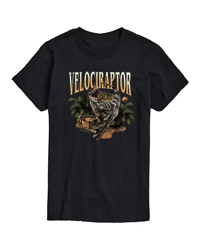 Airwaves Men's Jurassic World Rebirth Velociraptor Graphic T-Shirt