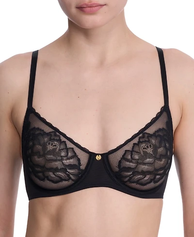 Natori Women's Flora Lace Unlined Underwire Balconette Bra 714150