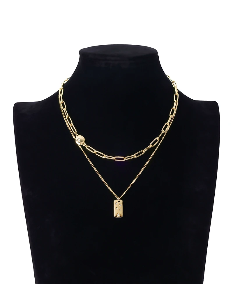 Unwritten Celestial Star Double Layer Necklace