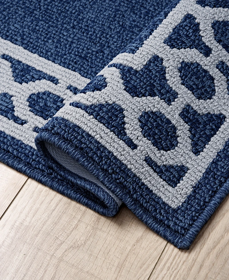 Jean Pierre Christine Trellis Border Tufted Runner Rug